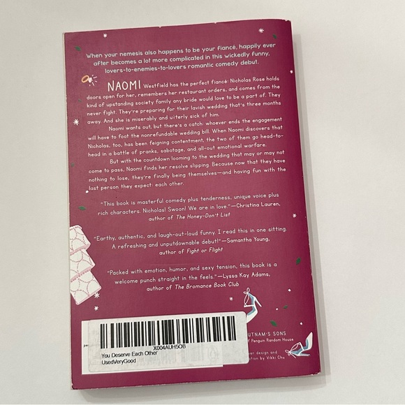 You Deserve Each Other by Sarah Hogle Paperback Book Romance - Picture 4 of 17